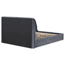 Coaster Furniture Laurel 306041Q Upholstered Queen Panel Bed - Dark Grey IMAGE 5