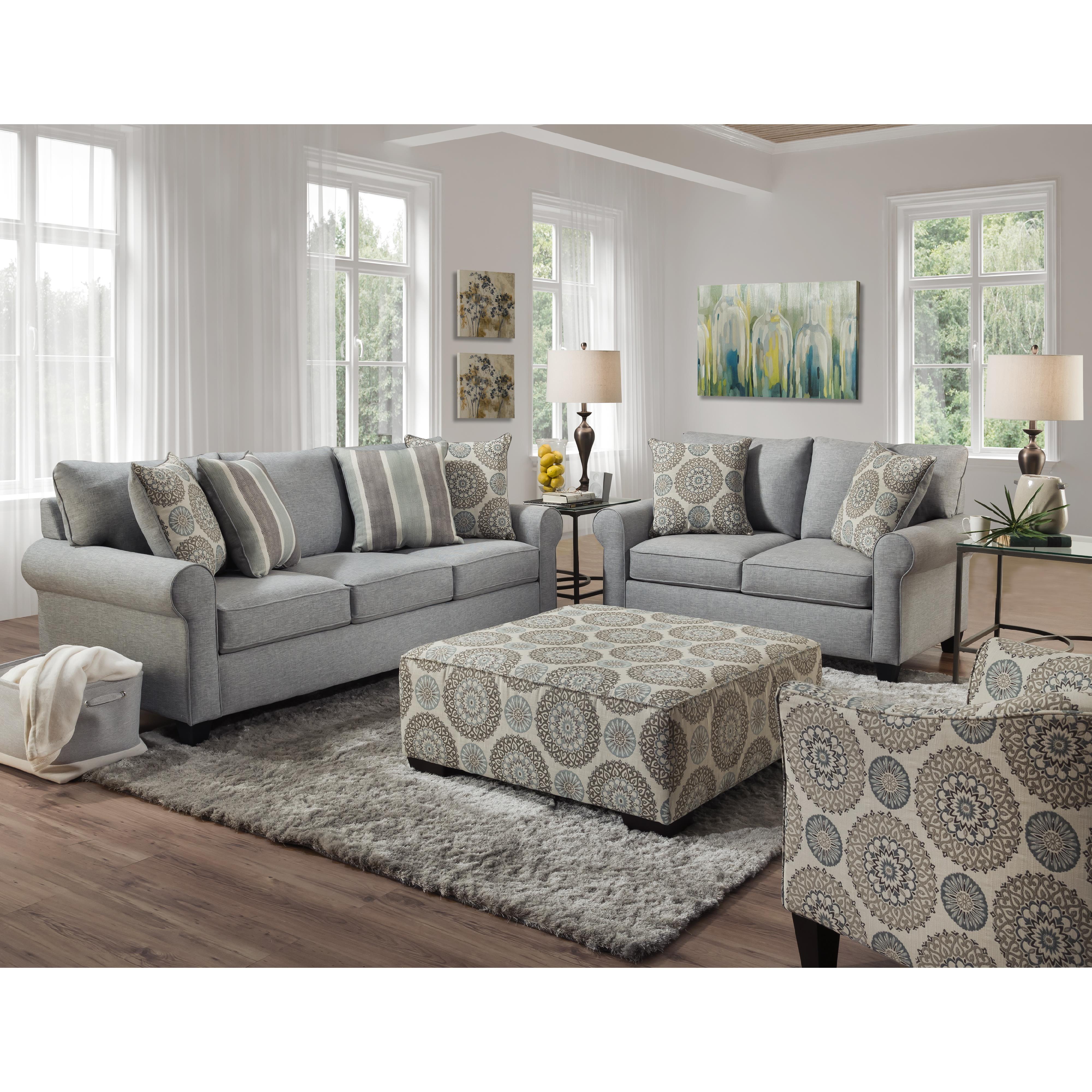 Behold Home 3240-02 Loveseat - Vivian Spa