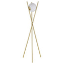 Coaster Furniture Yamileth 920218 65-inch Spherical Bulb Metal Tripod Floor Lamp - Gold IMAGE 5