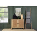 Coaster Furniture Zamora 953555 2-door Wood Accent Cabinet with Woven Cane - Natural IMAGE 10