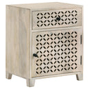 Coaster Furniture August 953569 1-Door Accent Cabinet - White Washed IMAGE 1