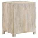 Coaster Furniture August 953569 1-Drawer Trellis Pattern Storage Cabinet - White Washed IMAGE 6