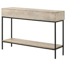 Coaster Furniture Rubeus 959541 2-Drawer Wood Entryway Console Table - White Washed IMAGE 8