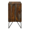 Coaster Furniture Macon 959615 2-door Sheesham Wood Storage Accent Cabinet - Grey IMAGE 6