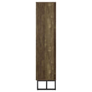 Coaster Furniture Carolyn 959640 2-Door Accent Cabinet - Rustic Oak/Gunmetal IMAGE 5