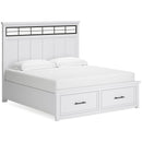 Benchcraft Ashbryn King Panel Bed with Storage B844-58/B844-56S/B844-97 IMAGE 1