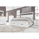 Benchcraft Ashbryn B844B5 California King Panel Storage Bed IMAGE 8