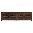 Coaster Furniture Sachin 736293-SET 3-piece Entertainment Center with 79" TV Stand - Dark Pine IMAGE 11