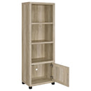 Coaster Furniture Sachin 736283-SET 3-piece Entertainment Center with 79" TV Stand - Antique Pine IMAGE 3