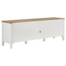 Coaster Furniture Hollis 708253 2-door Wood 67" TV Stand with Drawer - Brown and White IMAGE 6