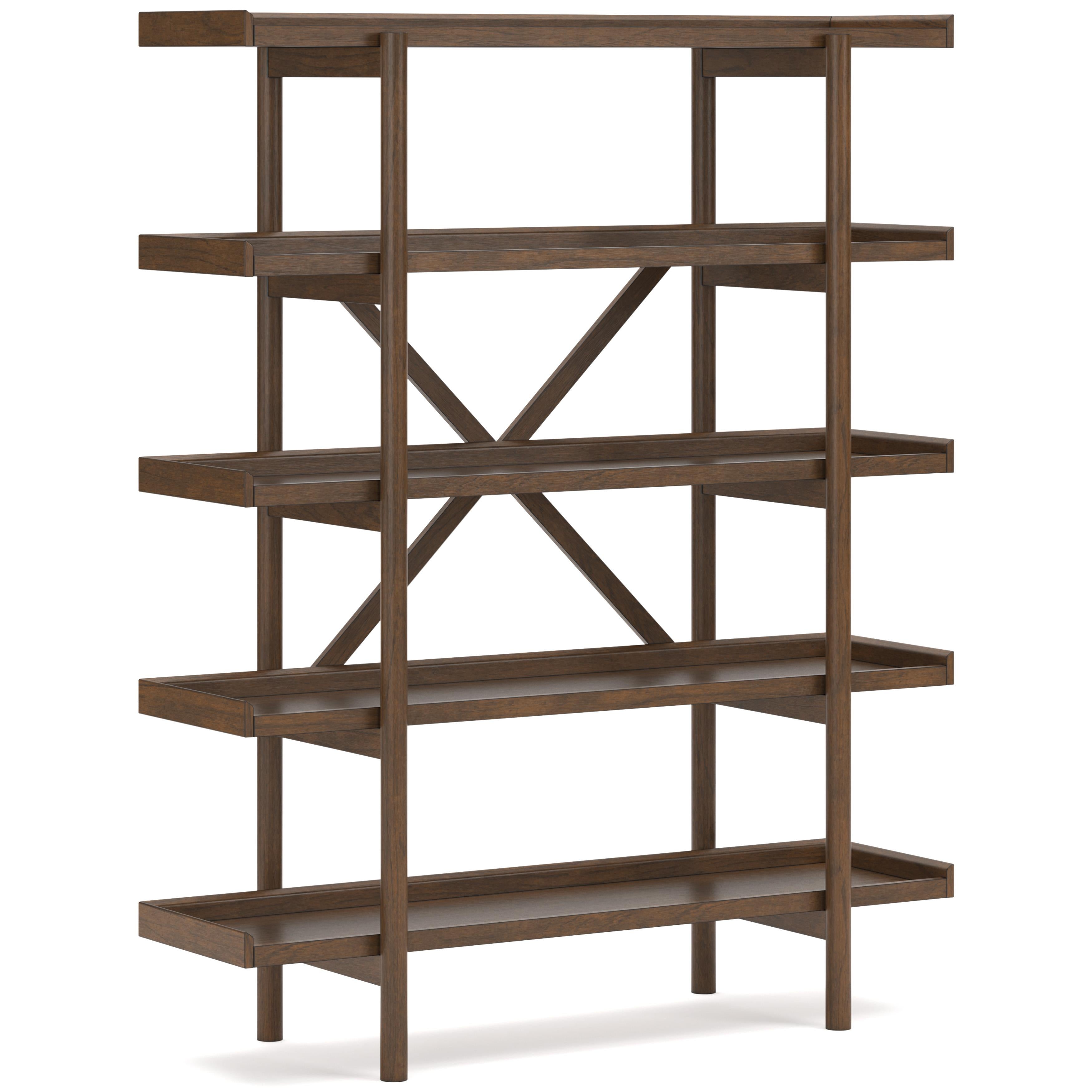 【Walnut】& MEISTER SHEET HI-BACK SET Signature Design by Ashley Lyncott H615-70 Bookcase