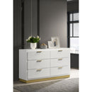 Coaster Furniture Caraway 224773 6-Drawer Dresser - White IMAGE 2