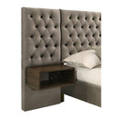 Coaster Furniture Marley 300833KE Upholstered Eastern King Wall Panel Bed - Light Brown IMAGE 6