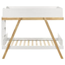 Coaster Furniture Frankie 460570T Wood Twin Over Twin Bunk Bed - White/Natural IMAGE 3