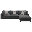 Coaster Furniture Serene Fabric 4 pc Sectional 551324-SETB IMAGE 2