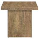 Coaster Furniture Devar 708067 Square Engineered Wood End Table - Mango Brown IMAGE 4