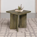 Coaster Furniture Andando 708497 Square Solid Wood End Table - Mango Brown IMAGE 4