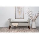 Coaster Furniture Farrah 910238 Upholstered Rolled Arms Storage Bench - Beige/Brown IMAGE 11