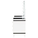Coaster Furniture Talei 930244 6-Drawer Vanity Set with Lighting - Black and White IMAGE 6