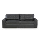 Signature Design by Ashley Brindley Pier Stationary Leather Match Loveseat 9950364/9950365 IMAGE 1