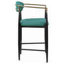Coaster Furniture Tina 121185 Fabric Upholstered Counter Chair - Green (Set of 2) IMAGE 7