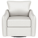 Coaster Furniture Madia 903391 Upholstered Sloped Arm Swivel Glider Chair - Vanilla IMAGE 2
