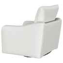 Coaster Furniture Madia 903391 Upholstered Sloped Arm Swivel Glider Chair - Vanilla IMAGE 5