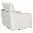 Coaster Furniture Madia 903391 Upholstered Sloped Arm Swivel Glider Chair - Vanilla IMAGE 7