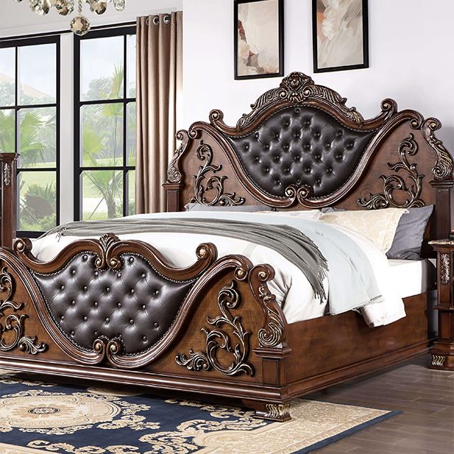 ★☆ KING’S NIGHT DREAM WESTERN & EASTERN Furniture of America Esparanza CM7478CH-CK California King Bed