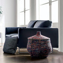 Furniture of America Mezzanotte Stationary Leather Loveseat FM90000-LV-PK IMAGE 1