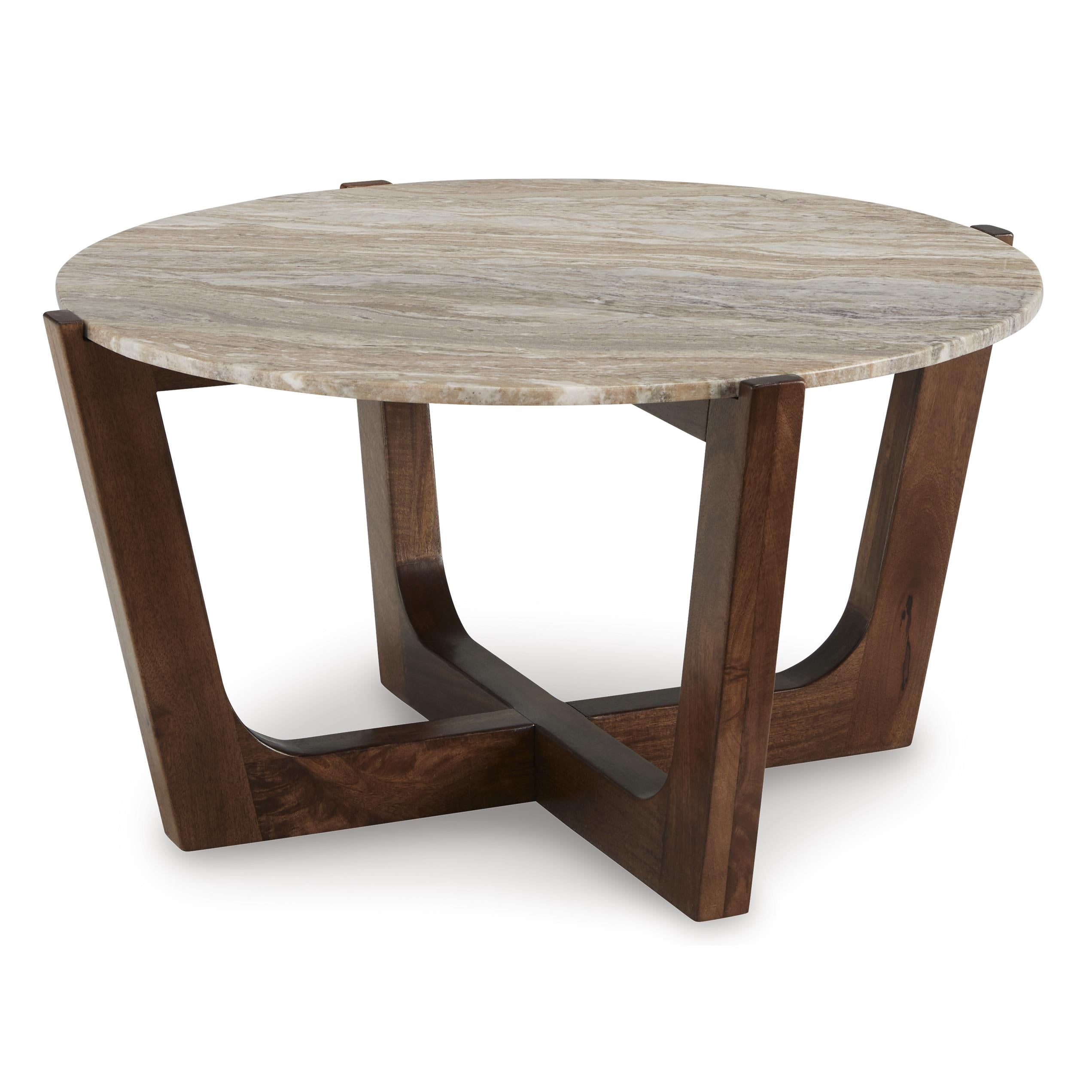 Signature Design by Ashley Tanidore T667-8 Round Cocktail Table