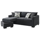 Coaster Furniture Storey Fabric Sleeper Sectional 504777 IMAGE 5