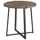 Coaster Furniture Marcus 710297 Round Engineered Wood Side End Table - Light Brown IMAGE 4