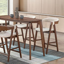 Furniture of America Ebikon FM3211WN-PT Counter Height Table IMAGE 1