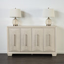 Furniture of America Hinwitz FM3399WH-SV Server IMAGE 1