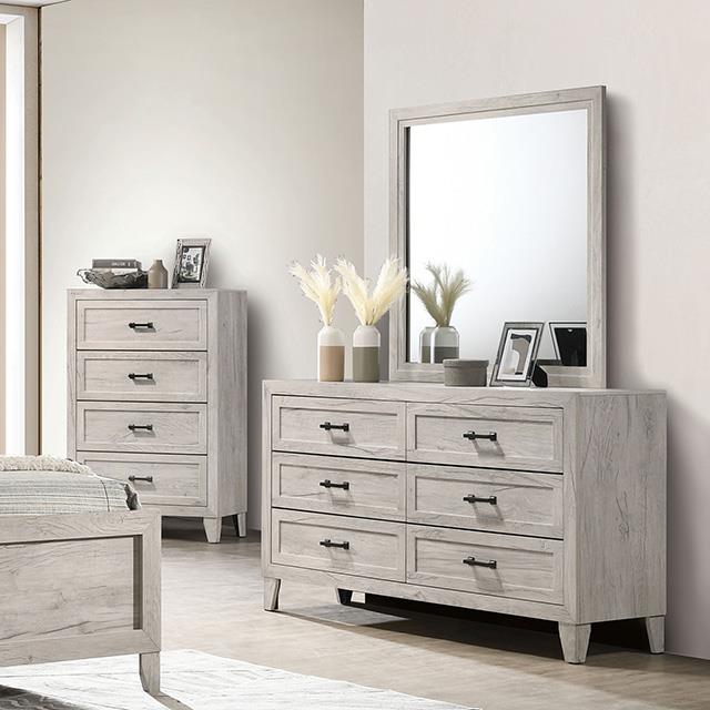 【極美品】ASPLUND アスプルンド FAR EAST FURNITURE Furniture of America Mysen FM7202WH-D Dresser