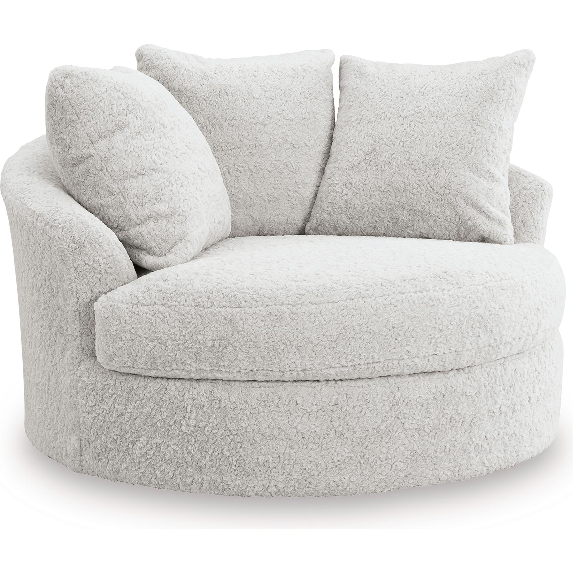 Signature Design by Ashley Cuddle Plush PC5910621 Oversized Swivel Acc