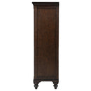 Coaster Furniture Andover 223637 6-Drawer Tempered Glass Door Chest - Dark Oak IMAGE 2