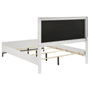 Coaster Furniture Sonora 224861Q Queen Upholstered Panel Bed - White IMAGE 3