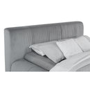 Coaster Furniture Wilshire 315981Q Upholstered Queen Platform Bed - Grey IMAGE 6