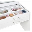 Coaster Furniture Danbury 930208 3-Drawer Makeup Vanity & Stool - Set White High Gloss IMAGE 18