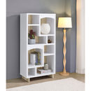 Coaster Furniture Dalton 980075 65-inch 6-shelf Bookcase - White and Distressed Pine IMAGE 8