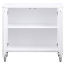 Coaster Furniture Cardella 950411 2-door Mandala Accent Cabinet - Distressed White IMAGE 3