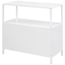 Coaster Furniture Amherst 961642 2-door Radio Weave Cane Metal Accent Cabinet - White IMAGE 7