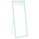 Coaster Furniture Windrose 960963 28 x 67 Inch Tempered LED Standing Mirror - White IMAGE 8