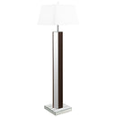Coaster Furniture Elena 920178 67-inch Square Tapered Mirrored Floor Lamp - Brown IMAGE 1