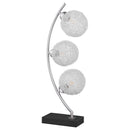 Coaster Furniture Claudia 920233 30-inch Woven Spherical Metal Table Lamp - Black IMAGE 2