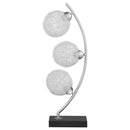 Coaster Furniture Claudia 920233 30-inch Woven Spherical Metal Table Lamp - Black IMAGE 4
