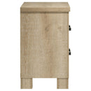 Coaster Furniture Oakglen 225102 2-drawer Nightstand Bedside Table - Weathered Oak IMAGE 9