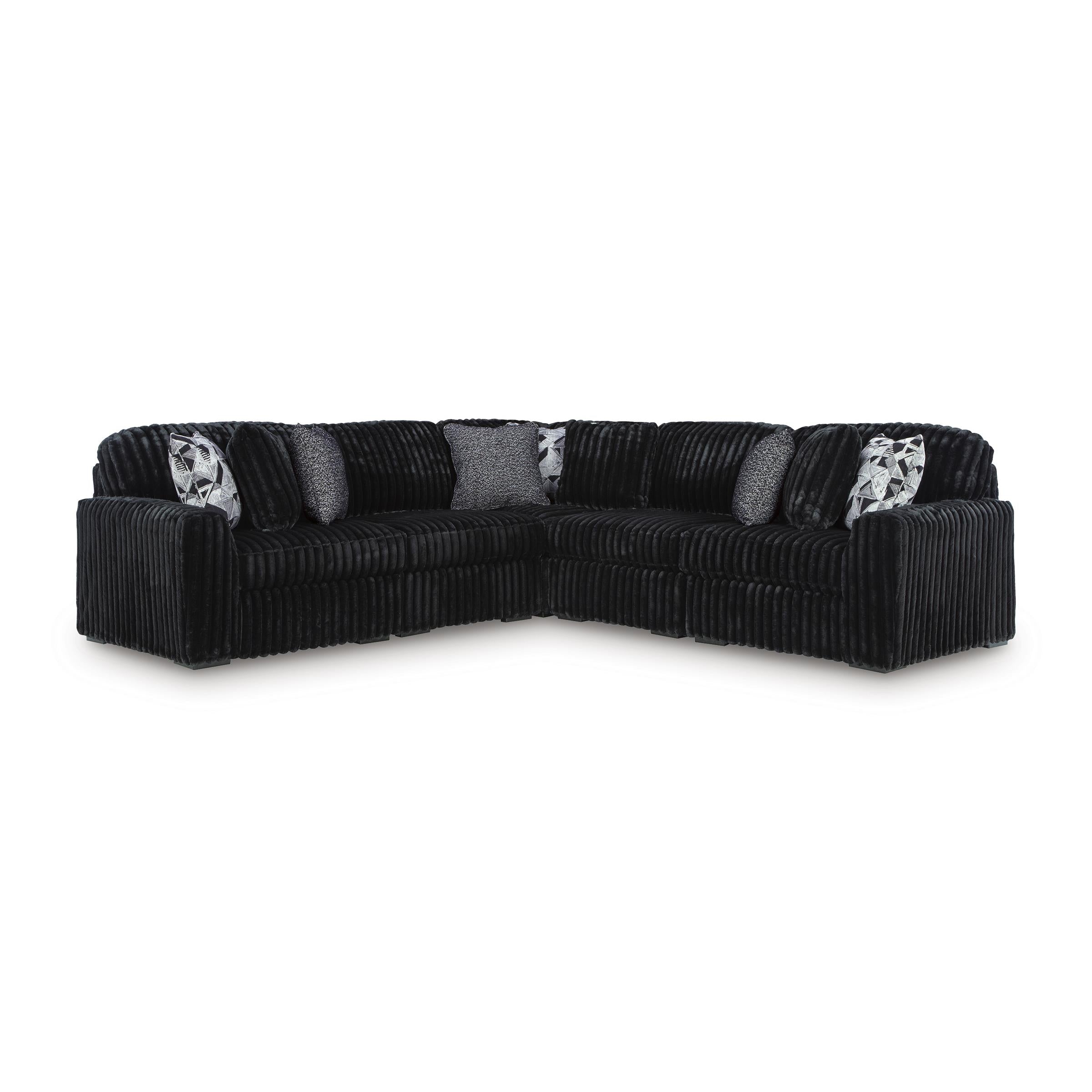 Signature Design by Ashley Midnight-Madness 98103S26 5 pc Sectional